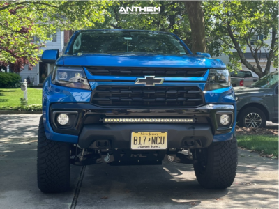 1 2021 Colorado Chevrolet Rough Country Suspension Lift 4in Anthem Off Road Equalizer Black