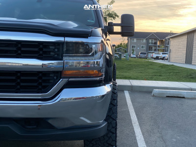 1 2017 Silverado 1500 Chevrolet Supreme Suspension Lift 25in Anthem Off Road Rogue Machined Black