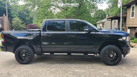 1 2019 1500 Ram Mopar Suspension Lift 25in Anthem Off Road Equalizer Machined Black