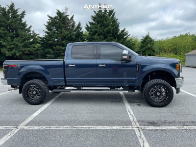 1 2018 F 250 Super Duty Ford Readylift Leveling Kit Anthem Off Road Avenger Machined Black