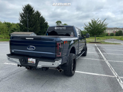 1 2018 F 250 Super Duty Ford Readylift Leveling Kit Anthem Off Road Avenger Machined Black