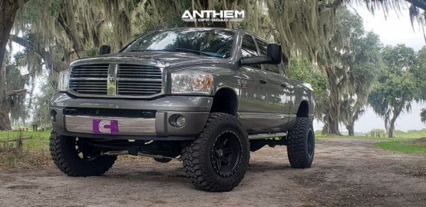 1 2008 Ram 2500 Dodge Rough Country Suspension Lift 6in Anthem Off Road Rogue Machined Black