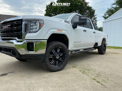 1 2021 Sierra 2500 Hd Gmc Stock Air Suspension Anthem Off Road Equalizer Machined Black