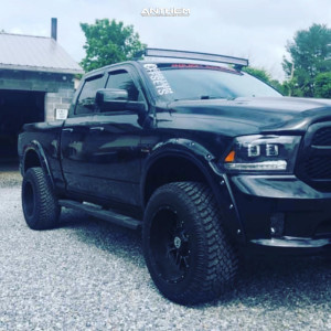 1 2018 1500 Ram Rough Country Suspension Lift 4in Anthem Off Road Instigator Machined Black