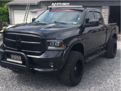 1 2018 1500 Ram Rough Country Suspension Lift 4in Anthem Off Road Instigator Machined Black