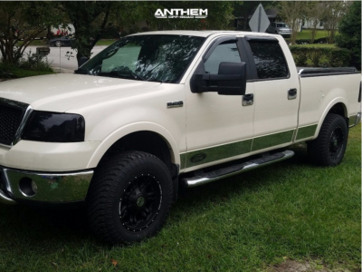 2007 Ford F-150 - 18x9 -12mm - Anthem Off-Road Aviator - Leveling Kit - 33" x 12.5"