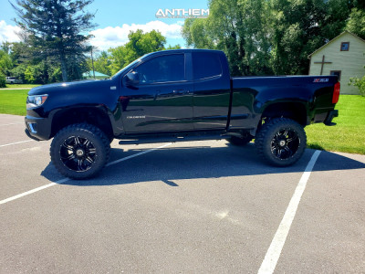 1 2018 Colorado Chevrolet Rough Country Suspension Lift 6in Anthem Off Road Equalizer Machined Black