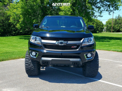 1 2018 Colorado Chevrolet Rough Country Suspension Lift 6in Anthem Off Road Equalizer Machined Black