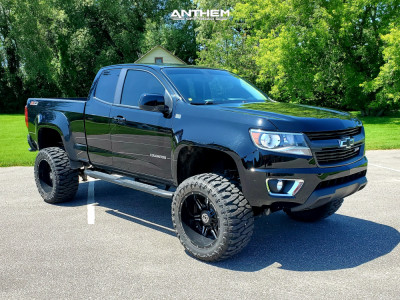 1 2018 Colorado Chevrolet Rough Country Suspension Lift 6in Anthem Off Road Equalizer Machined Black