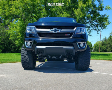 1 2018 Colorado Chevrolet Rough Country Suspension Lift 6in Anthem Off Road Equalizer Machined Black