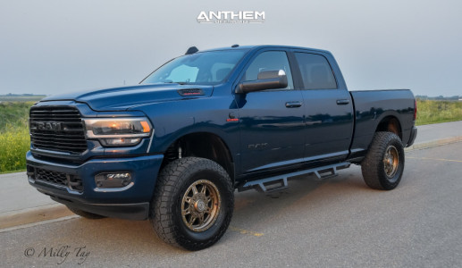 2020 Ram 2500 - 18x9 18mm - Anthem Off-Road Rogue - Leveling Kit - 325/65R18