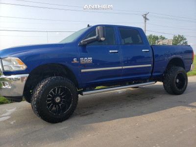 2016 Ram 2500 - 20x12 -44mm - Anthem Off-Road Equalizer - Air Suspension - 35" x 12.5"