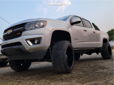 2015 Chevrolet Colorado - 20x12 -44mm - Anthem Off-Road Equalizer - Suspension Lift 6" - 33" x 12.5"