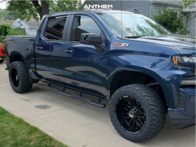 1 2021 Silverado 1500 Chevrolet Rough Country Leveling Kit Anthem Off Road Equalizer Black