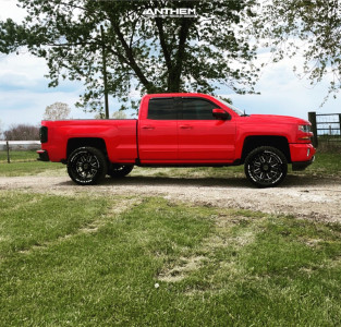 1 2017 Silverado 1500 Chevrolet Fabtech Leveling Kit Anthem Off Road Gunner Black