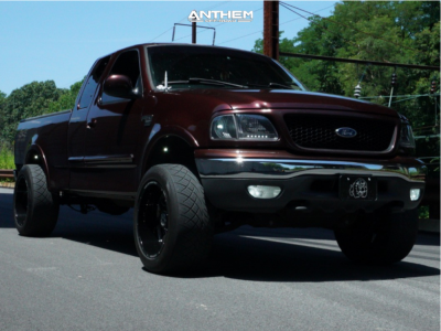 1 2000 F 150 Ford Supreme Leveling Kit Anthem Off Road Commander Machined Black
