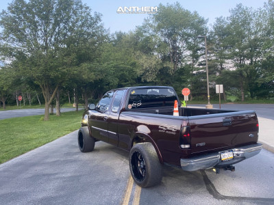 1 2000 F 150 Ford Supreme Leveling Kit Anthem Off Road Commander Machined Black