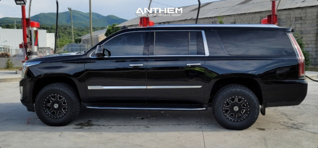 1 2018 Escalade Esv Cadillac Kryptonite Leveling Kit Anthem Off Road Rogue Black
