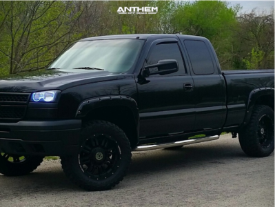 2006 Chevrolet Silverado 1500 - 20x9 -12mm - Anthem Off-Road Enforcer - Suspension Lift 3" - 33" x 12.5"