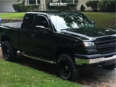 1 2006 Silverado 1500 Chevrolet Rough Country Suspension Lift 3in Anthem Enforcer Black