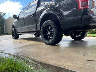 1 2016 F 150 Ford Rough Country Suspension Lift 3in Anthem Off Road Equalizer Machined Black