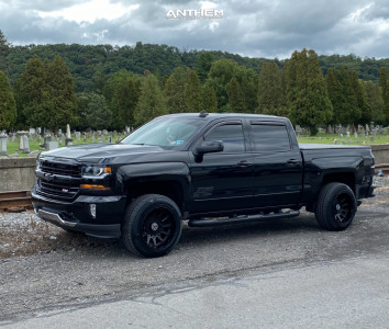 2018 Chevrolet Silverado 1500 - 20x12 -44mm - Anthem Off-Road Liberty - Leveling Kit - 275/55R20