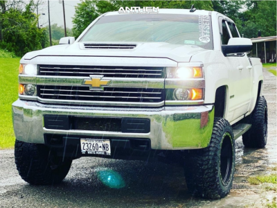 2018 Chevrolet Silverado 2500 HD - 20x10 -24mm - Anthem Off-Road Rogue - Suspension Lift 3.5" - 33" x 12.5"