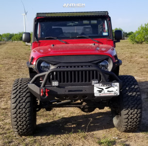 1 2004 Tj Jeep Sport Rough Country Lifted Anthem Off Road Equalizer Machined Black