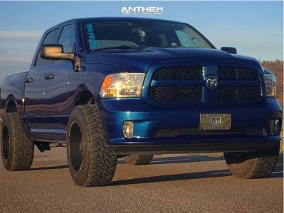 2014 Ram 1500 - 20x12 -44mm - Anthem Off-Road Aviator - Leveling Kit - 35" x 12.5"
