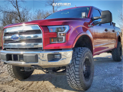 2015 Ford F-150 - 18x9 -12mm - Anthem Off-Road Enforcer - Suspension Lift 6" - 35" x 12.5"