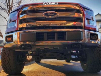 1 2015 F 150 Ford Rough Country Suspension Lift 6in Anthem Enforcer Matte Black