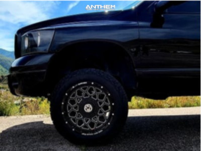 1 2006 Ram 2500 Dodge Rough Country Leveling Kit Anthem Off Road Avenger Machined Black