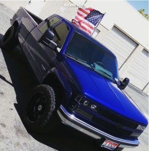 1 1993 K2500 Chevrolet Rough Country Leveling Kit Anthem Defender Black Milled