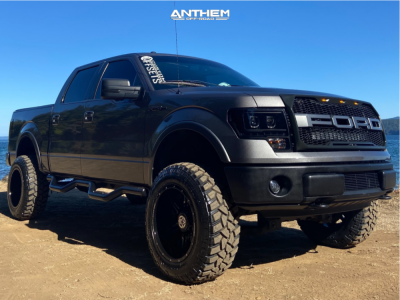 2010 Ford F-150 - 20x12 -44mm - Anthem Off-Road Equalizer - Suspension Lift 6" - 35" x 12.5"