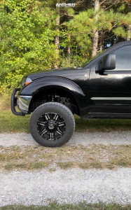 1 2006 Frontier Nissan Rough Country Suspension Lift 6in Anthem Off Road Equalizer Gloss Black