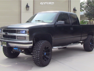 1 1995 K1500 Chevrolet Rough Country Suspension Lift 6in Anthem Defender Black