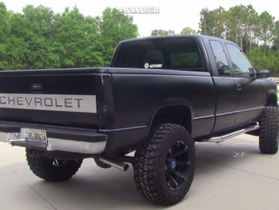 1 1995 K1500 Chevrolet Rough Country Suspension Lift 6in Anthem Defender Black