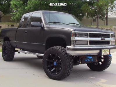 1 1995 K1500 Chevrolet Rough Country Suspension Lift 6in Anthem Defender Black