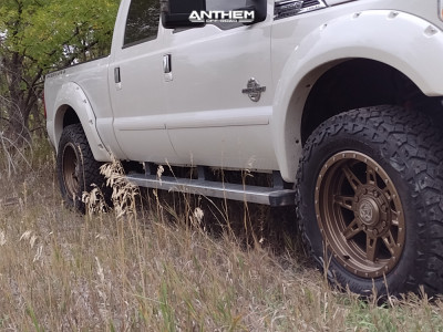 2015 Ford F-350 Super Duty - 20x10 18mm - Anthem Off-Road Rogue - Stock Suspension - 35" x 12.5"
