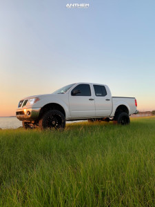 1 2010 Frontier Nissan Rough Country Suspension Lift 6in Anthem Off Road Equalizer Gloss Black