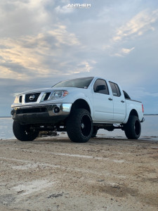 1 2010 Frontier Nissan Rough Country Suspension Lift 6in Anthem Off Road Equalizer Gloss Black