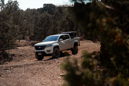 1 2020 Colorado Chevrolet Rough Country Suspension Lift 4in Anthem Off Road Viper Satin Black