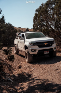 1 2020 Colorado Chevrolet Rough Country Suspension Lift 4in Anthem Off Road Viper Satin Black