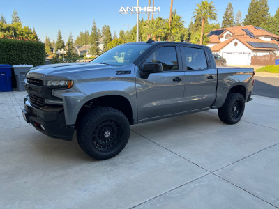 2021 Chevrolet Silverado 1500 - 20x10 -18mm - Anthem Off-Road Viper - Leveling Kit - 33" x 12.5"