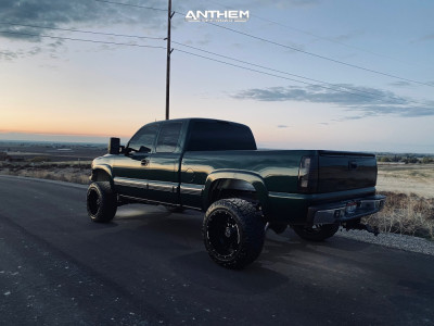1 2002 Silverado 1500 Chevrolet Rough Country Suspension Lift 4in Anthem Off Road Equalizer Gloss Black