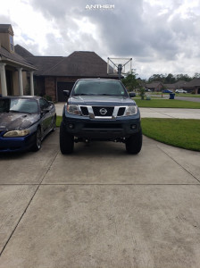 1 2014 Frontier Nissan Rough Country Suspension Lift 6in Anthem Off Road Equalizer Gloss Black