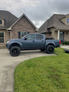 1 2014 Frontier Nissan Rough Country Suspension Lift 6in Anthem Off Road Equalizer Gloss Black