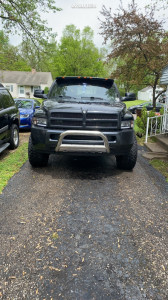 1 1998 Ram 2500 Dodge 2 Inch Level Leveling Kit Anthem Off Road Avenger Black Milled