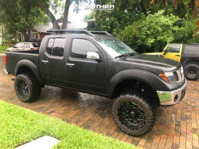 2006 Nissan Frontier - 20x12 -44mm - Anthem Off-Road Avenger - Suspension Lift 7" - 375/45R20