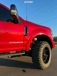 1 2022 F 250 Super Duty Ford Wicked Leveling Kit Anthem Off Road Intimidator Black Milled